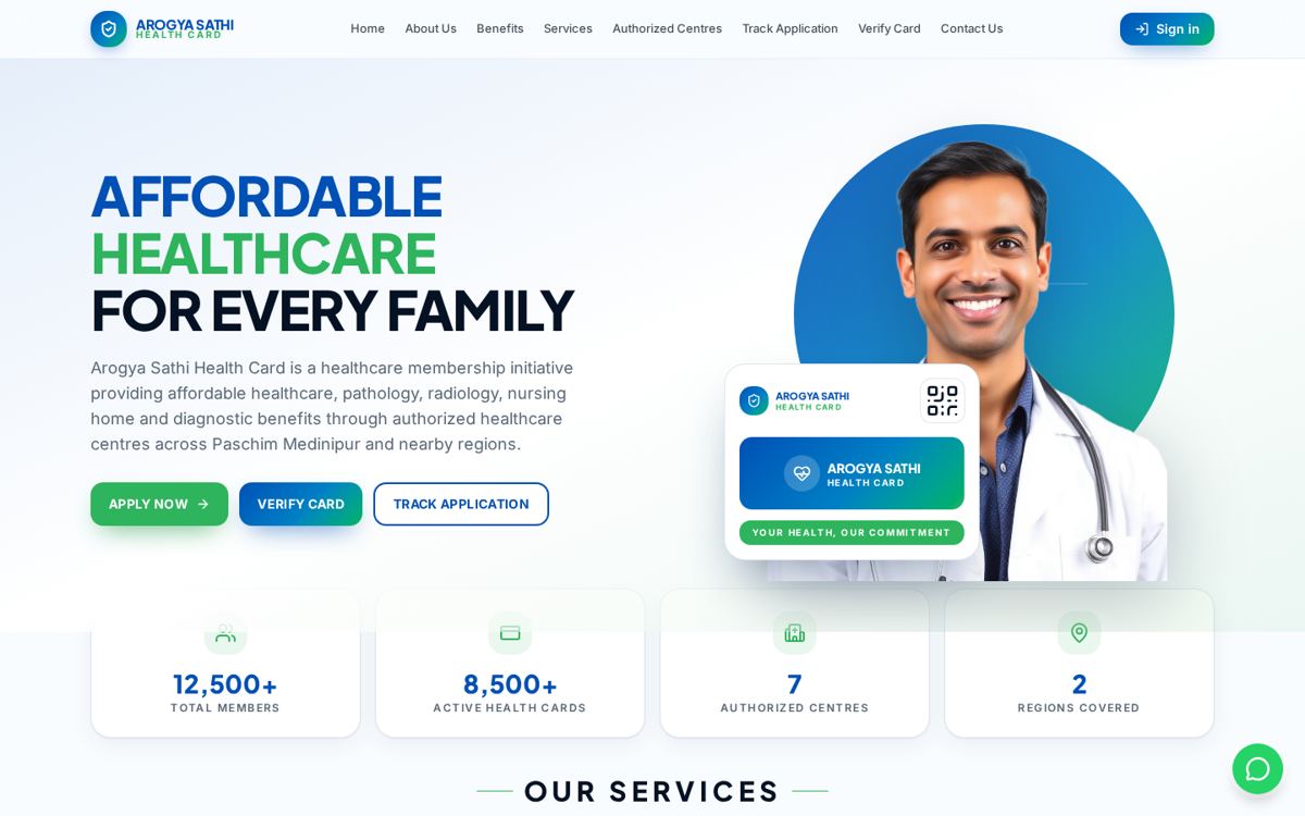 Arogya Sathi Health Card — Healthcare case study