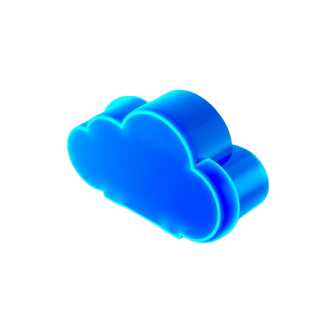 Cloud Infrastructure 3D illustration