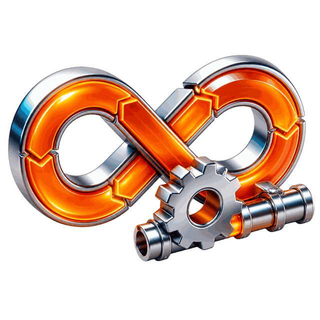DevOps 3D illustration